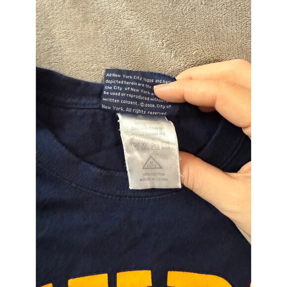 NYPD Navy Blue Shirt Kids Medium 10/12 New York City Police Department Travel - Picture 2 of 4